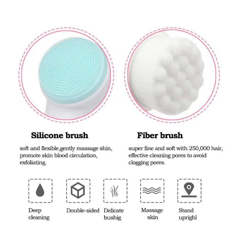 Silicone Glow Facial Brush